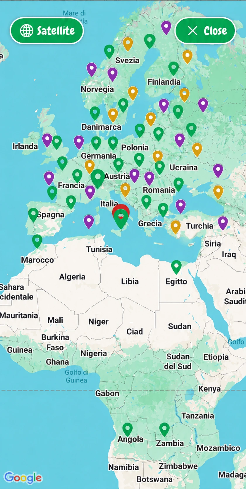 Schermata mappa community 3